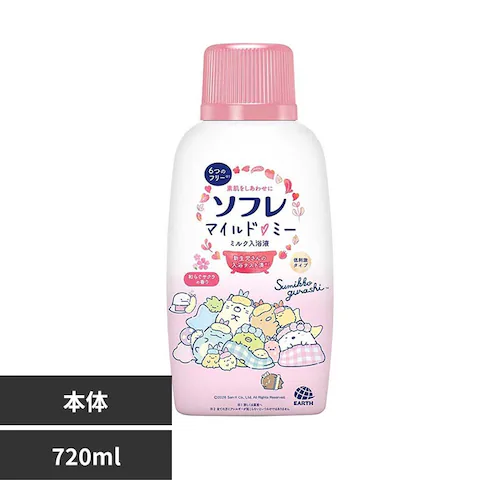 ソフレ ソフレ マイルド・ミー ミルク入浴液 本体 720ml 和らぐサクラの香り_0