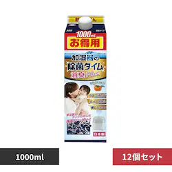 除菌タイム 【12個セット】加湿器の除菌タイム液体タイプ消臭Plus 1000mL