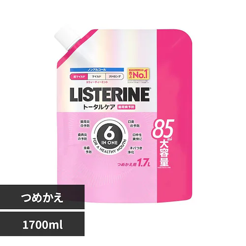 リステリン 薬用リステリン トータルケア つめかえ用 1700mL 歯周マイルド_0