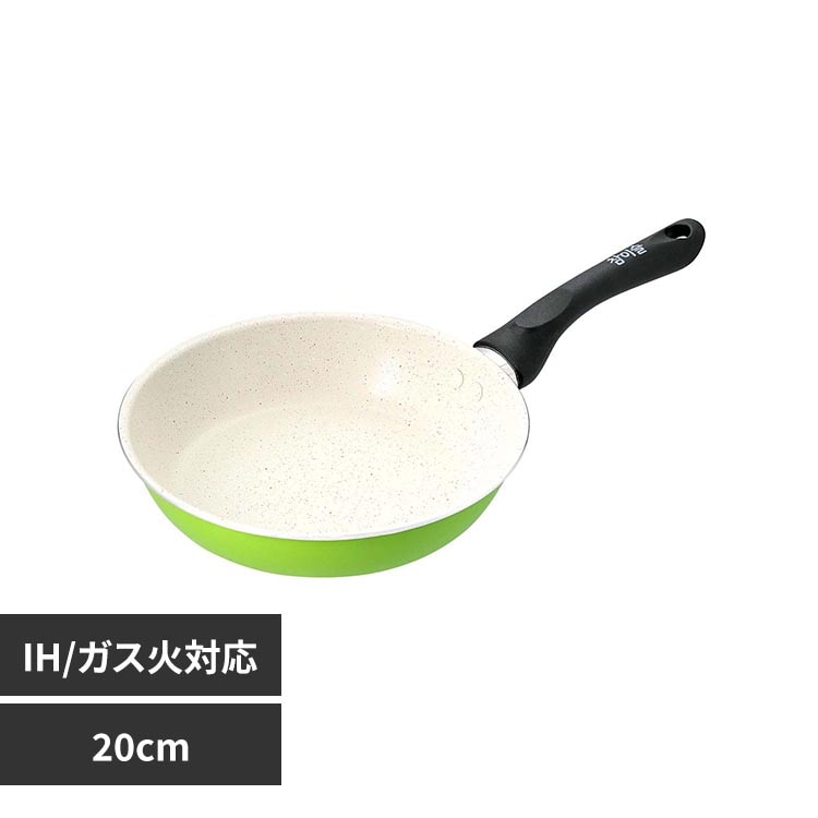 LIV PLUS JINRO �`���~�X�� �t���C�p�� 20cm IH �K�X�ΑΉ� �O���[�� LV-0521