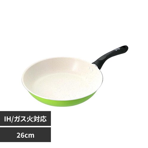 LIV PLUS JINRO �`���~�X�� �t���C�p�� 26cm IH �K�X�ΑΉ� �O���[�� LV-0522_0
