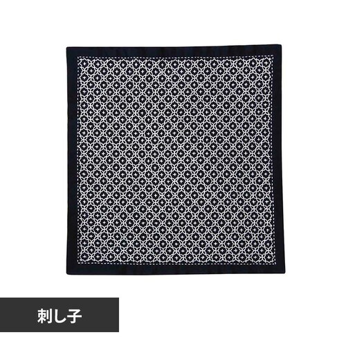 Olympus 刺し子キット 花ふきん(藍) SK333 十字花刺し_0