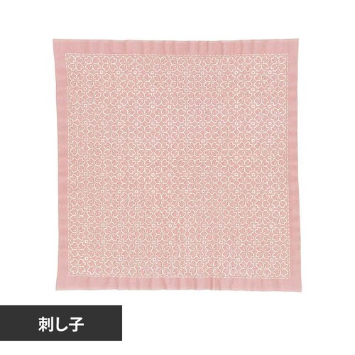 Olympus 刺し子キット 花ふきん(淡ピンク) 桜の花 SK365_0