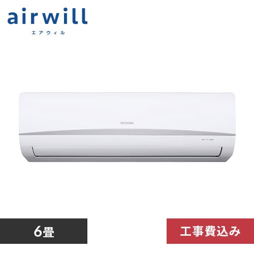 エアコン 工事費込み 6畳 2.2kw IRA-2204R 7616863 │アイリスプラザ 