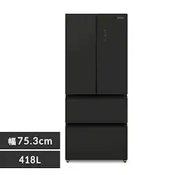 yݒuz ① 418L e2iⓀ150L t`hA ݒu 75.3cm IRGN-42A-B ubN