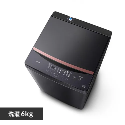 @ 6kg ݒu ԒZk[h KXgbv l炵 IAW-T605BL-B ubN_0