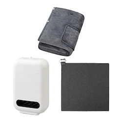 �Z���~�b�N�q�[�^�[ �l���Z���T�[ �z���C�g / �z�b�g�J�[�y�b�g 2�� 176�~176cm / USB�d�C�ѕz 160�~80cm �O���[