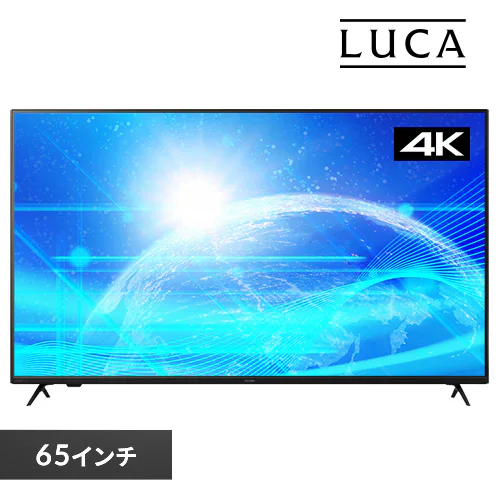 モニター 65インチ ディスプレイ 大型 設置費込み LUCA DO-DU654S-B ブラック_0