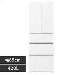 yݒuz ① 428L 5iⓀ152L sX  t`hA 65cm IRSN-FX43A-W VL[zCg