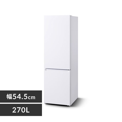 �y�ݒu�����z �①�� 270L ��������� ��54.5cm IRSN-27B-W �z���C�g_0