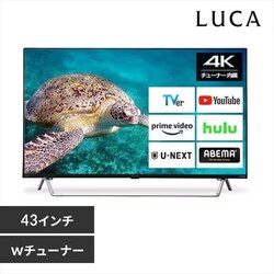 �y�ݒu�����z LUCA �X�}�[�g�e���r 4K 43V�^ 43XDA20