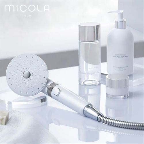 MiCOLA ウルトラファインバブル クレンジングシャワーヘッド SHJ-M01-W