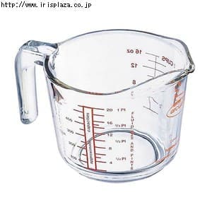 アルキュイジーヌ　メジャーカップ　0.25L　260BA00・0.5L　261BA00・1L　262BA00【プラザセレクト】