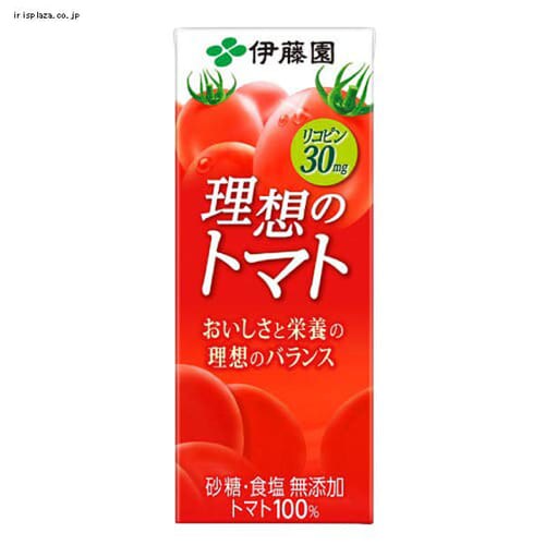 伊藤園 理想のトマト 紙パック200ml×24本【プラザマーケット】