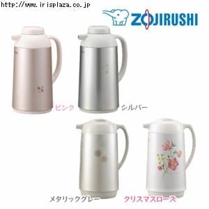  【ZOJIRUSHI/象印】給湯ポット（1.0L）マホービン AG-LB10-PA・AG-LB10-SA・AG-KC10-HX・AG-KC10-PZ ピンク・シルバー・メタリックグレー・クリスマスローズ【プラザセレクト】
