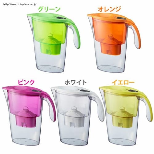 LAICA(ライカ) ポット型浄水器 STREAM STREAM 2．3L　LAI001 グリーン・オレンジ・ピンク・ホワイト・イエロー【プラザセレクト】