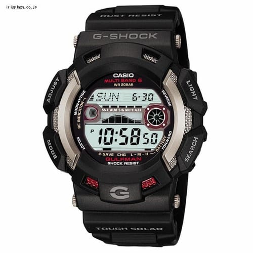  CASIO(カシオ) メンズ デジタル腕時計G-SHOCK GULF MAN GARISH BLACKMULTIBAND6GW-9110-1JF【プラザセレクト】