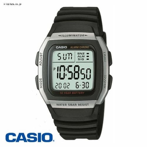  CASIO(カシオ) メンズ デジタル腕時計スタンダードウォッチ W-96H-1AJF【プラザセレクト】