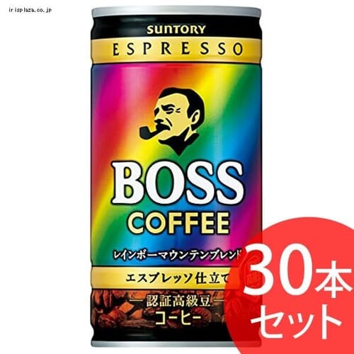 サントリー BOSS(ボス) レインボーマウンテンブレンド 185g缶×30本_0
