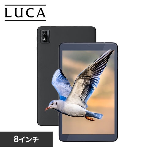 ＜アイリスプラザ＞ タブレット 8インチ TE083M3N1-B ブラック