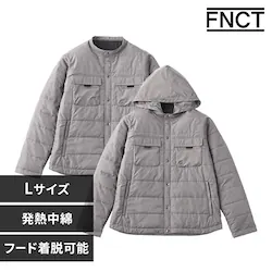 中綿保温フード付きブルゾン FC22504-MGL Lサイズ ミディアムグレー