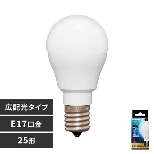 LED電球 E17 広配光 25W 昼白色 LDA2N-G-E17-2T8_0