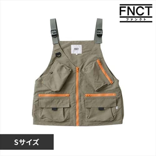 防融加工撥水マルチポケットベスト FC23103-KHS カーキ Sサイズ 防融加工撥水マルチポケットベスト FC23103-KHS カーキ Sサイズ