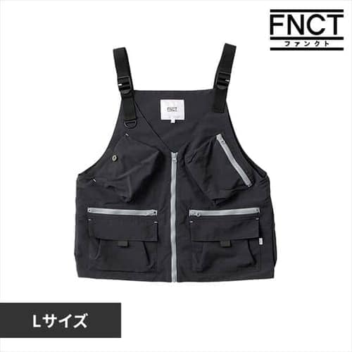 防融加工撥水マルチポケットベスト FC23103-BKL ブラック Lサイズ