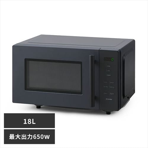 電子レンジ 18L フラットテーブル IMB-F187 H104718│アイリスプラザ 