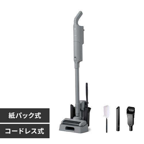 ＜アイリスプラザ＞ 充電式スティッククリーナー SBD-T1P-H グレー画像