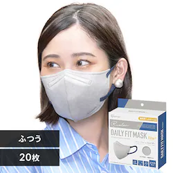 ��9��OFF��y20���z DAILY FIT MASK �t�B���^�[�v���X �J���[�}�X�N �ӂ��T�C�Y  �j���A���X�O���[�~�i�C�g�u���[