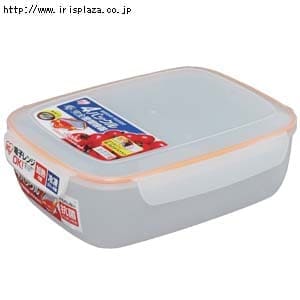 【クリックで詳細表示】4バックル完全密閉容器 4500ml オレンジ
