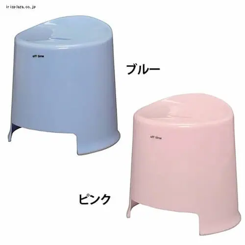 オフタイム 風呂いす OBI-350 ブルー・ピンク【抗菌剤配合】_0