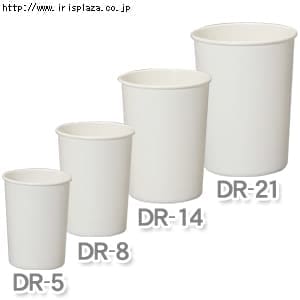 【クリックで詳細表示】ダストボックス DR-5・DR-8・DR-14・DR-21 ホワイト    帯電防止加工で静電気を抑え、チリやホコリの付着を防ぎます。
