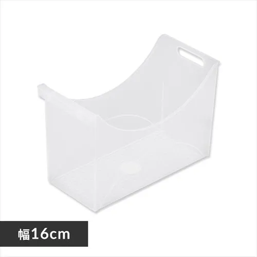 ファイルケース  収納ボックス 書類ケース 幅16cm B-FB340Wクリア_0