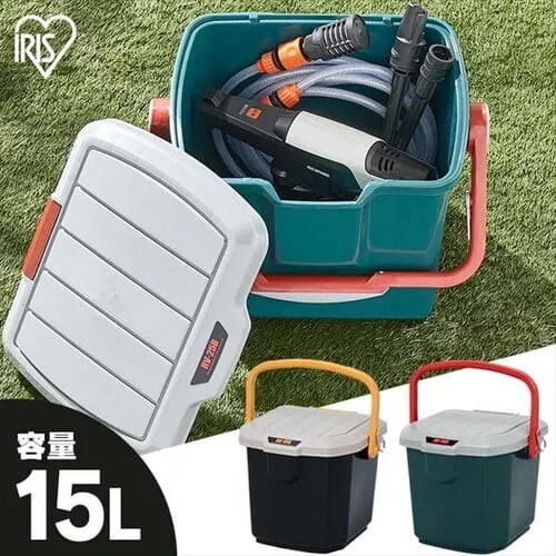 【訳あり】RVバケツ RV-15B カーキ/ブラック_0