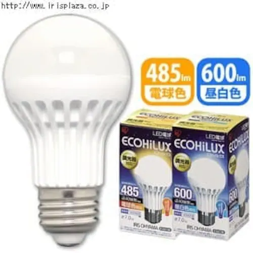 LED電球 調光器対応 昼白色相当(600lm) LDA7N-H/D-V1_0