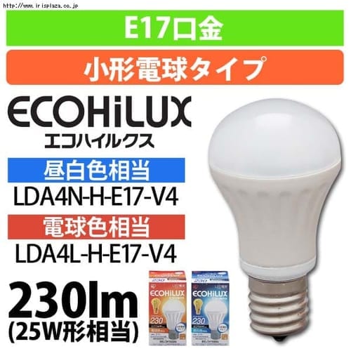 㽪ʺ߸˸¤ñʡLEDŵ塡򿧡(230lm)LDA4N-H-E17-V4