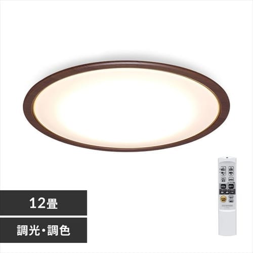  LEDシーリングライト  5.0シリーズ 木調フレームF 12畳  調光 調色 CL12DL-5.0WF 全2色