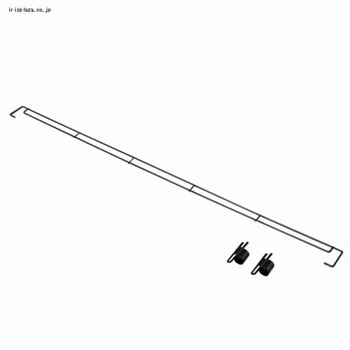 職人の車載ラック落下防止バー WSR-RBG139 ブラック