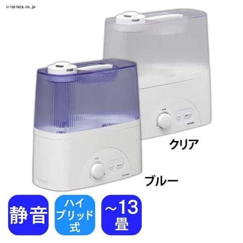 超音波ハイブリッド式加湿器 EHH-700-Hグレー ・EHH-700Z-Sシルバー(マイナスイオン発生装置付)