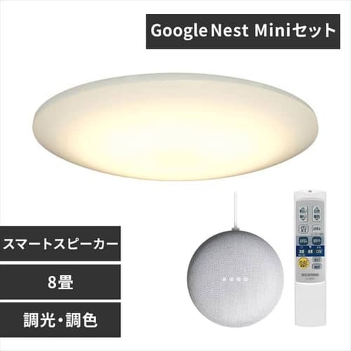 LED󥰥饤 6.0 8Ĵ AIԡRMS CL8DL-6.0HAIT+Google Nest Mini