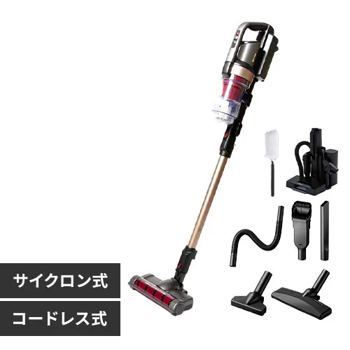 アタッチメント5点セット】掃除機 コードレス サイクロン 自走式 