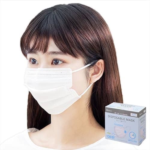アイリスオーヤマ ディスポーザブルマスク ふつうサイズ 120枚入り 20PN-120PM (マスク) 価格比較 - 価格.com