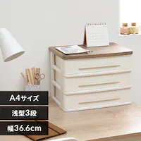 ���ރP�[�X A4 3�i ���C�h ���^�[�P�[�X WTDC-W430RF �A�b�V���u���E��/�A�C�{���[