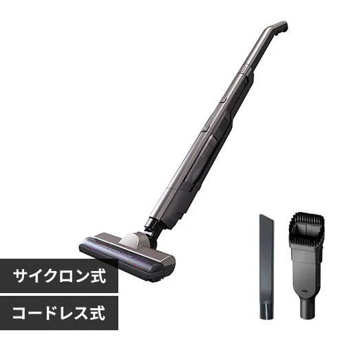 コードレスサイクロン掃除機 40分連続稼働 聞き取れる 2WAY機能