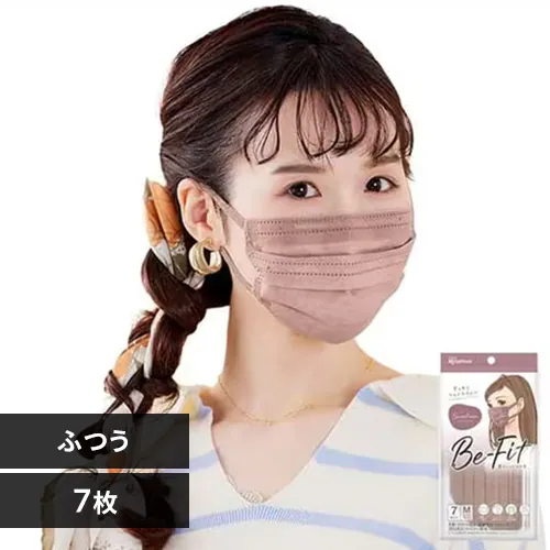 【7枚】 美フィット カラーマスク ふつうサイズ スイートローズ【代引き不可】_0