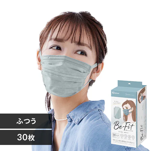 【30枚】 美フィット カラーマスク ふつうサイズ シャボン