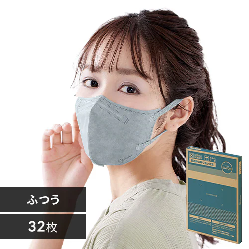 ≪23%OFF≫【32枚】 DAILY FIT MASK カラーマスク ふつうサイズ シャボン_0