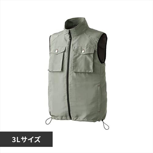 クールウェア ベストセット FC23301-GR3L グレー 3Lサイズ H297015 クールウェア ベストセット FC23301-GR3L グレー 3Lサイズ H297015